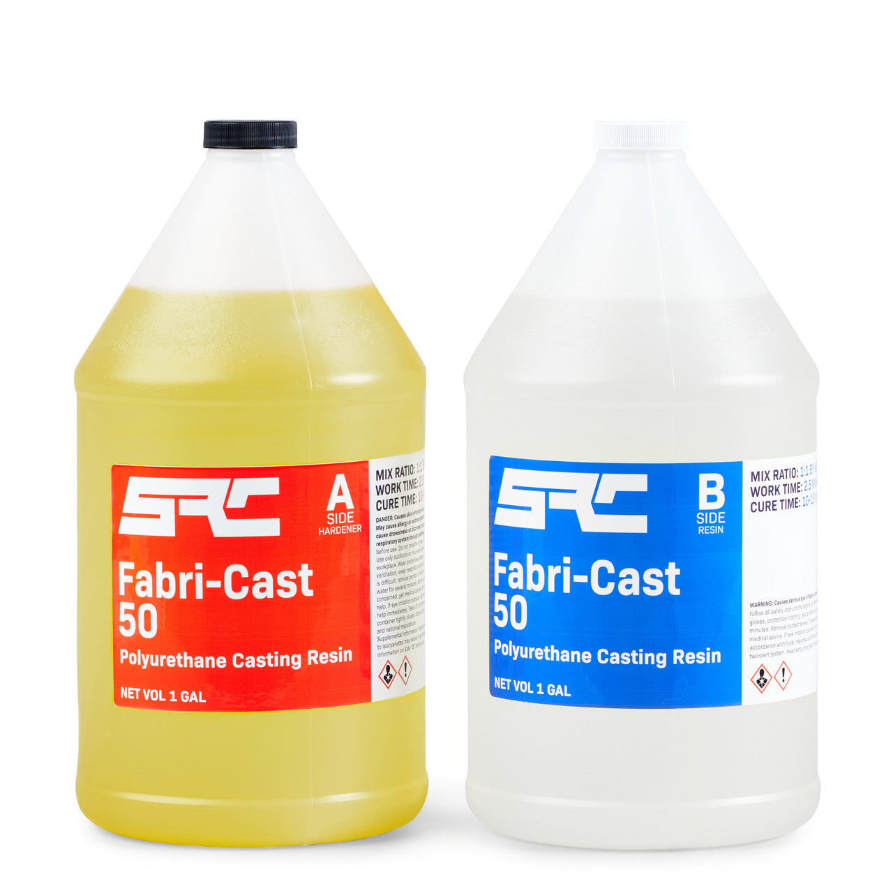 Fabri-Cast 50 Bright White Polyurethane Resin, 2 Gallon